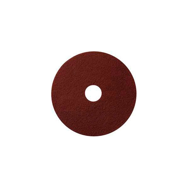 Global Industrial 18in EcoPrep inEPPin Chemical Free Stripping Pad, Maroon, 10PK 641290MR - main